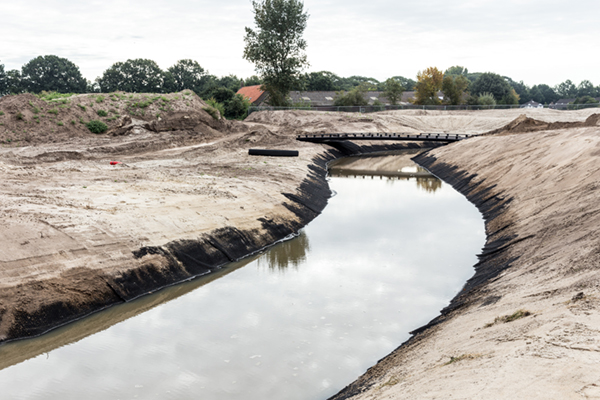 TenCate Geolon Robulon als erosiebescherming golfbaan Croimvoirt