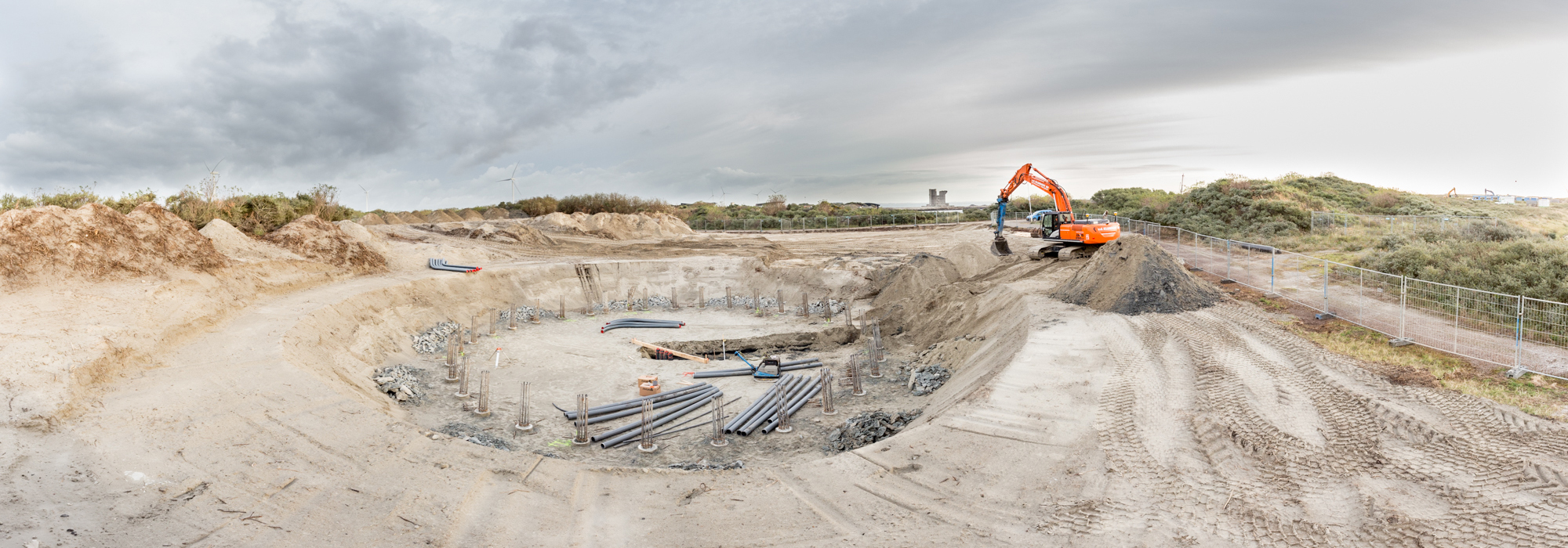 Project Kabeltracé voor Windpark Bouwdokken op Neeltje Jans