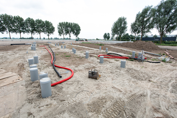 Tensar TriAx geogrid voor truckparking aan A12 Duiven