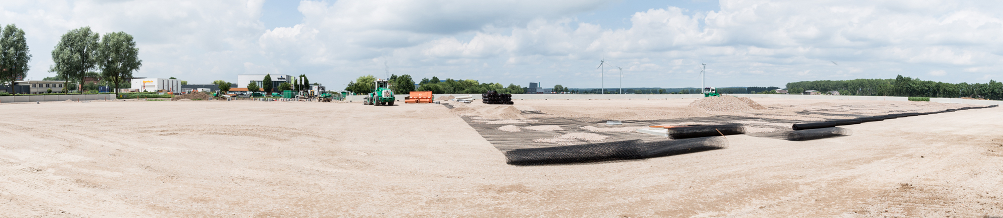 Tensar TriAx geogrid voor truckparking aan A12 Duiven