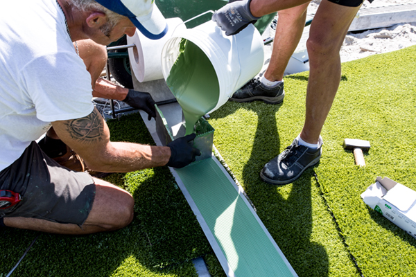 Kunstgras voetbalveld voor jeugd Schiedam