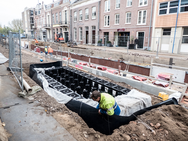 Boombunkers langs Sint Jansbeek Arnhem