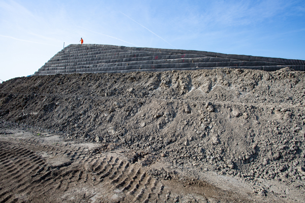 Gewapende grondconstructies Blankenburgverbinding A15 en A20