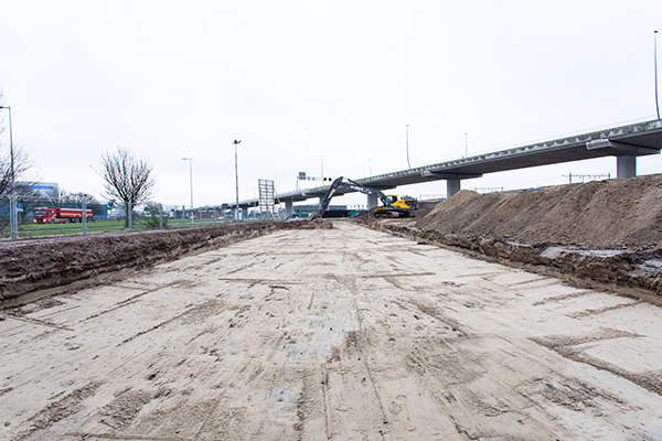 JobiCell Polystorm Infiltratieveld bij energieneutraal regiokantoor Liander