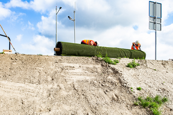 TenCate Geolon Robulon PE1000 erosiebescherming Taluds Zeesluis IJmuiden