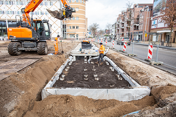 Duurzaam groen op Plein van de Stad in Apeldoorn