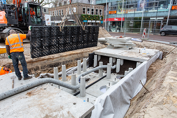 Duurzaam groen op Plein van de Stad in Apeldoorn