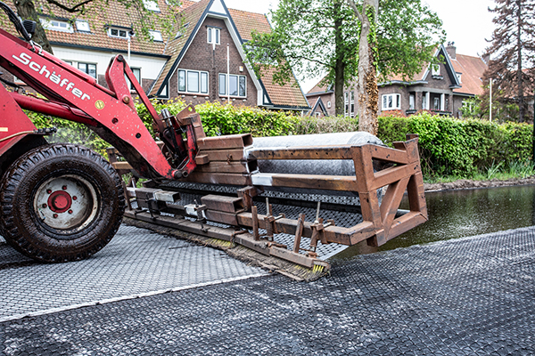 Tensar AX5-GN asfaltwapening in Wassenaar